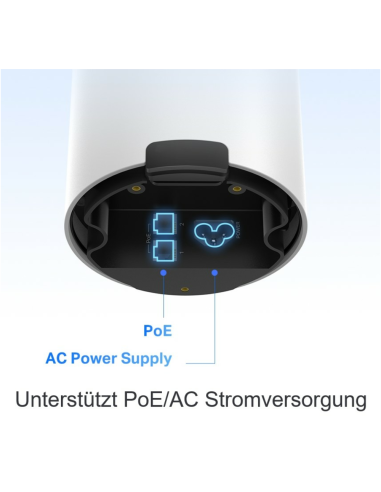 TP-Link Deco X50-Outdoor Doble banda (2,4 GHz / 5 GHz) Wi-Fi 6 (802.11ax) Blanco 1 Interno