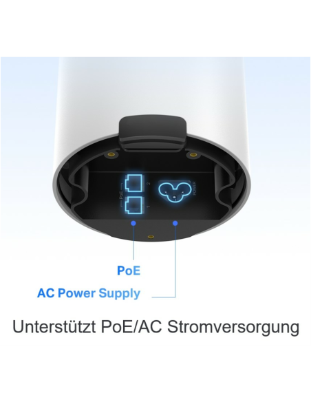 TP-Link Deco X50-Outdoor Doble banda (2,4 GHz / 5 GHz) Wi-Fi 6 (802.11ax) Blanco 1 Interno