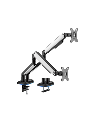 AISENS DT32TSR-297 soporte para monitor 81,3 cm (32") Escritorio Negro, Blanco