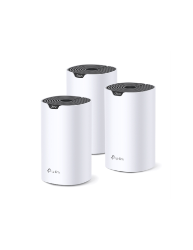 TP-Link Deco S7 (3-pack) Doble banda (2,4 GHz / 5 GHz) Wi-Fi 5 (802.11ac) Blanco, Negro Interno