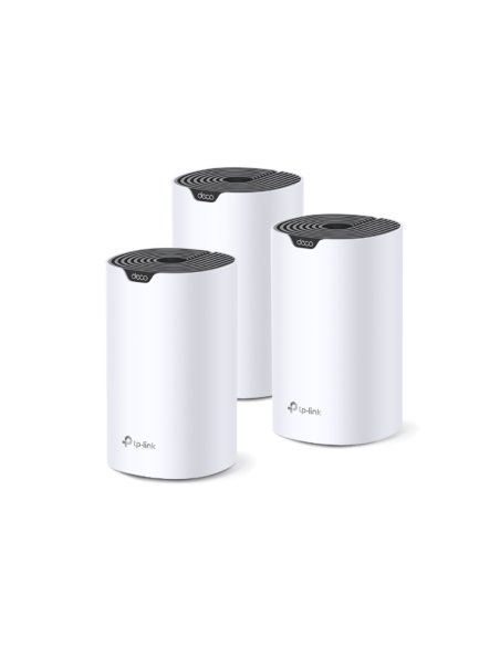 TP-Link Deco S7 (3-pack) Doble banda (2,4 GHz / 5 GHz) Wi-Fi 5 (802.11ac) Blanco, Negro Interno