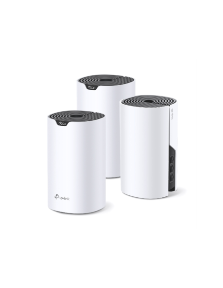 TP-Link Deco S7 (3-pack) Doble banda (2,4 GHz / 5 GHz) Wi-Fi 5 (802.11ac) Blanco, Negro Interno