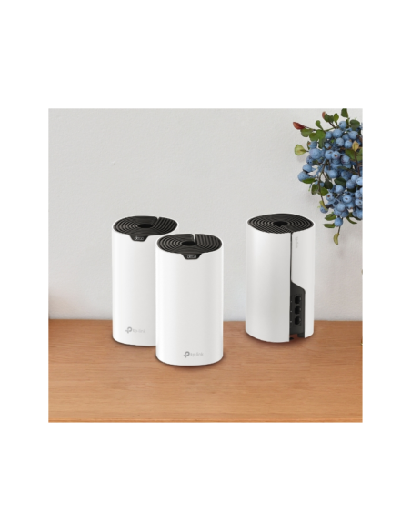 TP-Link Deco S7 (3-pack) Doble banda (2,4 GHz / 5 GHz) Wi-Fi 5 (802.11ac) Blanco, Negro Interno