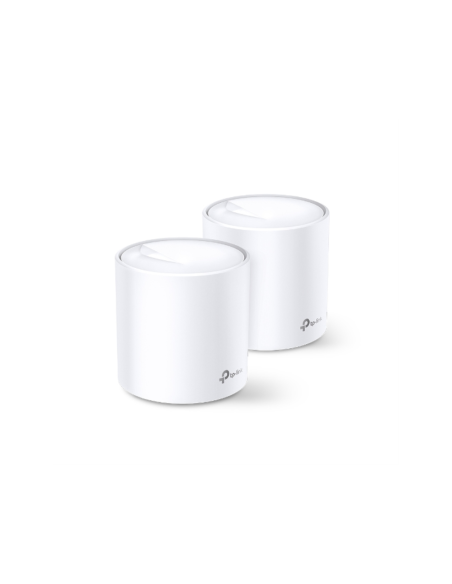 TP-Link Deco X20 (2-pack) Doble banda (2,4 GHz / 5 GHz) Wi-Fi 5 (802.11ac) Blanco Interno