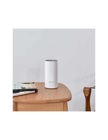 TP-Link Deco E4 (2-pack) Doble banda (2,4 GHz / 5 GHz) Wi-Fi 5 (802.11ac) Blanco, Gris Interno