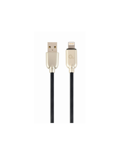 Cablexpert CC-USB2R-AMLM-1M cable de conector Lightning Negro