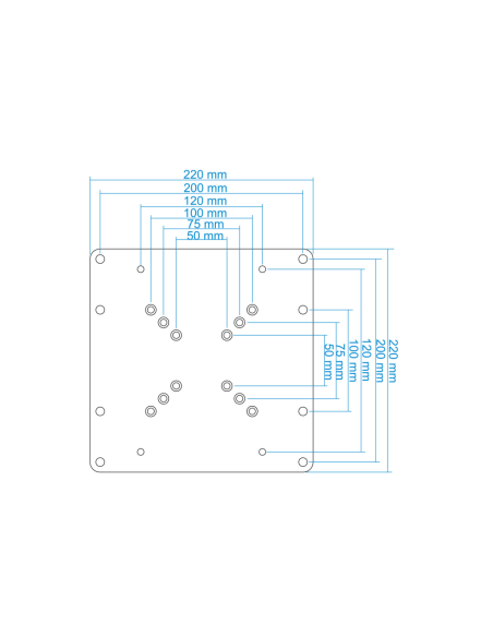 TooQ VMA0200-B accesorio para soporte de televisor
