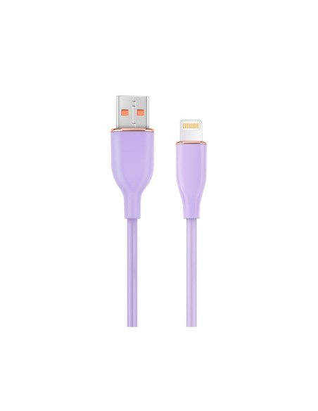 Gembird Lade- und Datenkabel 1.5 m Violett - CC-USB2S-AM8PM-1.5M-P - Digital/Daten - 1,5 m