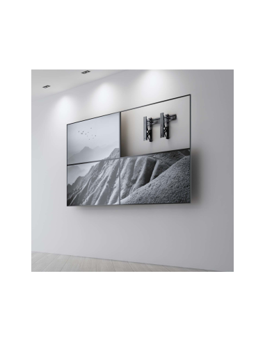 AISENS Soporte para Videowall Nivelable y Función Pop-Out para TV 45Kg de 37-70, Negro