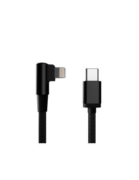 Gembird CC-USB2-CMLML-0.2M cable de conector Lightning 0,2 m Negro