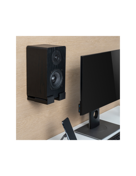 AISENS Soporte Universal de Pared para Barra de Sonido, Negro