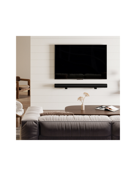 AISENS Soporte Universal de Pared para Barra de Sonido, Negro