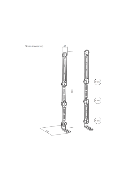 AISENS SPK04U-377 accesorio para barra de sonido Montaje en pared