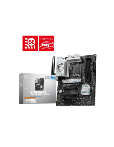 MSI B760 GAMING PLUS WIFI DDR4 placa base Intel B760 LGA 1700 ATX