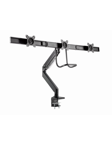 Gembird MA-DA3-03 soporte para monitor 68,6 cm (27") Escritorio Negro