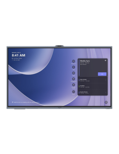 MAXHUB V865T pantalla para sala de reuniones 2,18 m (86") 3840 x 2160 Pixeles VA Wi-Fi 6 (802.11ax) Negro Bluetooth