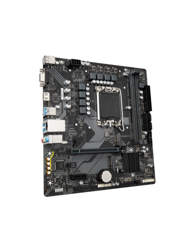 GIGABYTE B760M H DDR4 Placa base - Soporta CPUs Intel Core de 14ª generación, VRM digital de 6+1+1 fases, hasta 3200MHz DDR4 (OC