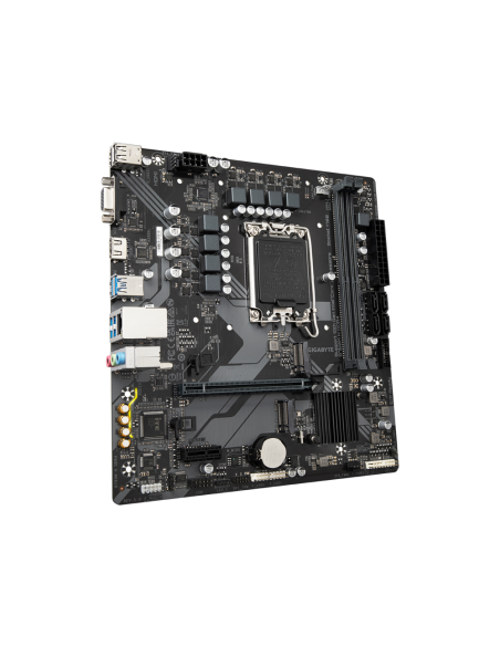 GIGABYTE B760M H DDR4 Placa base - Soporta CPUs Intel Core de 14ª generación, VRM digital de 6+1+1 fases, hasta 3200MHz DDR4 (OC
