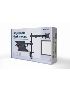 Gembird MA-DA-03 soporte para monitor 81,3 cm (32") Escritorio Negro