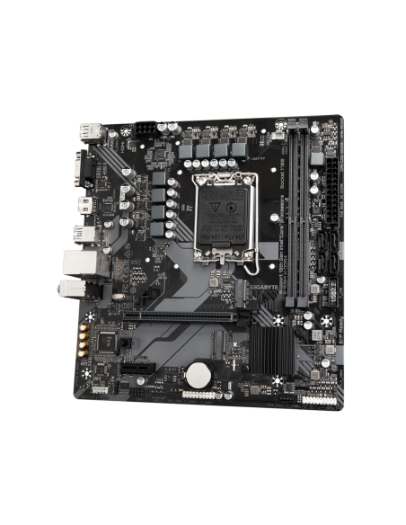 GIGABYTE B760M H DDR4 Placa base - Soporta CPUs Intel Core de 14ª generación, VRM digital de 6+1+1 fases, hasta 3200MHz DDR4 (OC