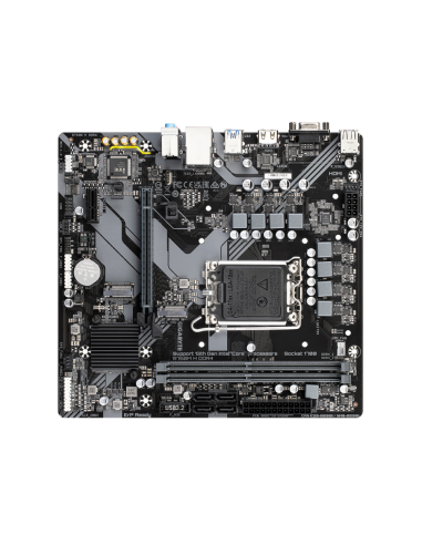 GIGABYTE B760M H DDR4 Placa base - Soporta CPUs Intel Core de 14ª generación, VRM digital de 6+1+1 fases, hasta 3200MHz DDR4 (OC