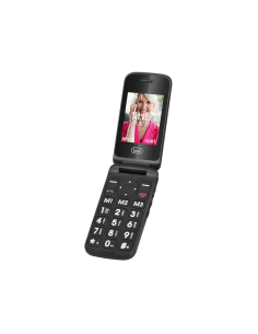 Trevi Flex Plus 55 6,1 cm (2.4") Negro Teléfono para personas mayores