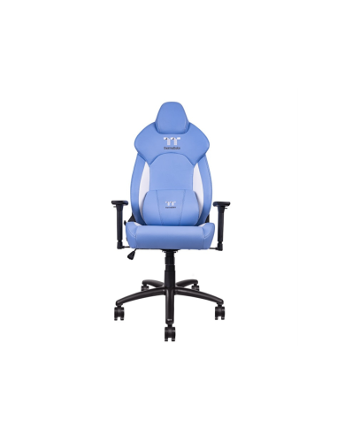 Thermaltake GGC-VCO-LWLWDS-01 silla para videojuegos Butaca para jugar Asiento acolchado Azul, Blanco