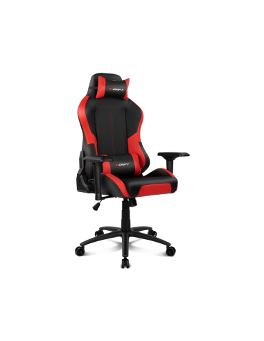 DRIFT DR250 Silla para videojuegos de PC Asiento acolchado tapizado Negro, Rojo