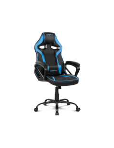 DRIFT DR50 Silla para videojuegos de PC Asiento acolchado tapizado Negro, Azul