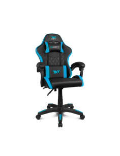 DRIFT DR35BL silla para videojuegos Silla para videojuegos de PC Asiento acolchado Negro, Azul