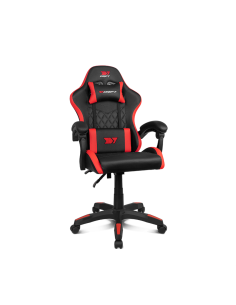 DRIFT DR35BR silla para videojuegos Silla para videojuegos de PC Asiento acolchado Negro, Rojo