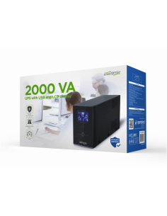 Gembird EG-UPS-035 sistema de alimentación ininterrumpida (UPS) Línea interactiva 2 kVA 1200 W 5 salidas AC