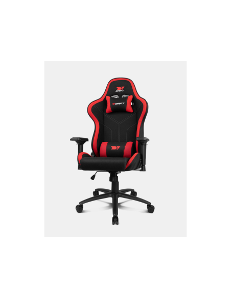 DRIFT DR110BR silla para videojuegos Butaca para jugar Asiento acolchado Negro, Rojo