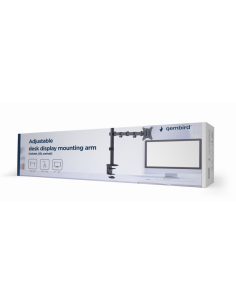 Gembird MA-D1-01 soporte para monitor 81,3 cm (32") Escritorio Negro