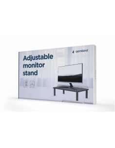 TooQ LP1334TNR-B soporte para monitor 86,4 cm (34") Escritorio Blanco