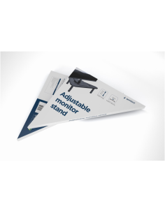 TooQ LP1434TNR-B soporte para monitor 86,4 cm (34") Escritorio Blanco