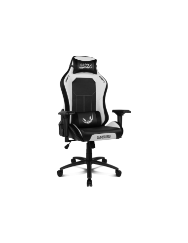 DRIFT DR250RUW silla para videojuegos Butaca para jugar Asiento acolchado Negro, Blanco