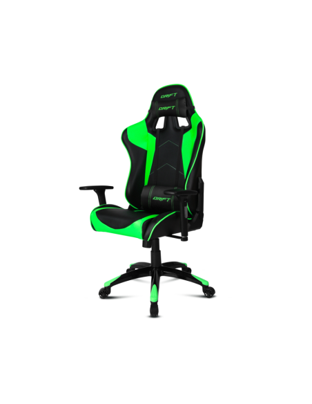 DRIFT DR300 Silla para videojuegos de PC Asiento acolchado Negro, Verde