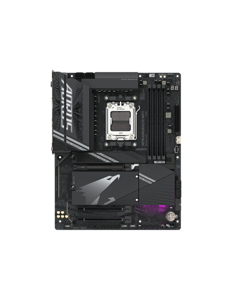 GIGABYTE X870 AORUS ELITE WIFI7 Placa Base - Compatible con CPUs AMD Ryzen 9000, 16+2+2 fases VRM, hasta 8000MHz DDR5 (OC), 3xPC