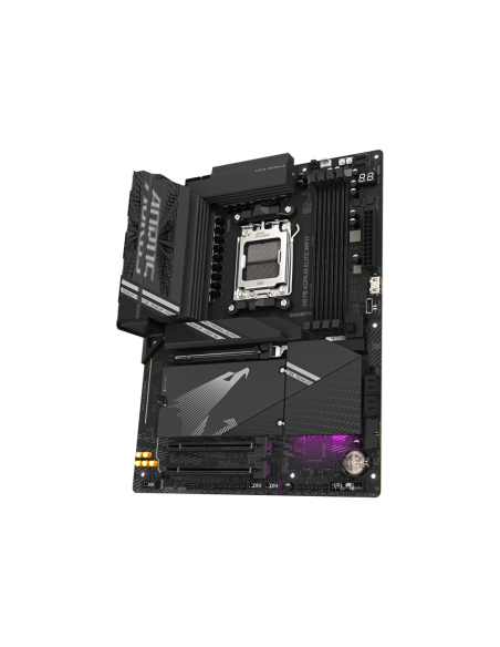 GIGABYTE X870 AORUS ELITE WIFI7 Placa Base - Compatible con CPUs AMD Ryzen 9000, 16+2+2 fases VRM, hasta 8000MHz DDR5 (OC), 3xPC