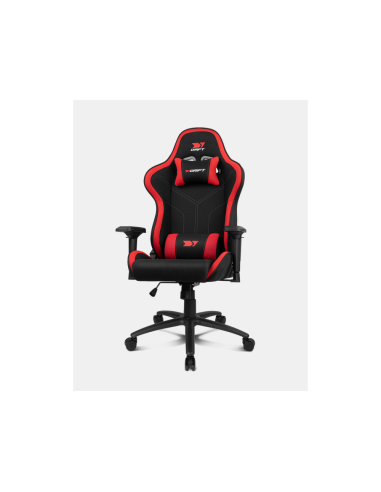 DRIFT DR110BR silla para videojuegos Butaca para jugar Asiento acolchado Negro, Rojo