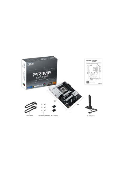 ASUS Prime X870-P WIFI AMD X870 Zócalo AM5 ATX