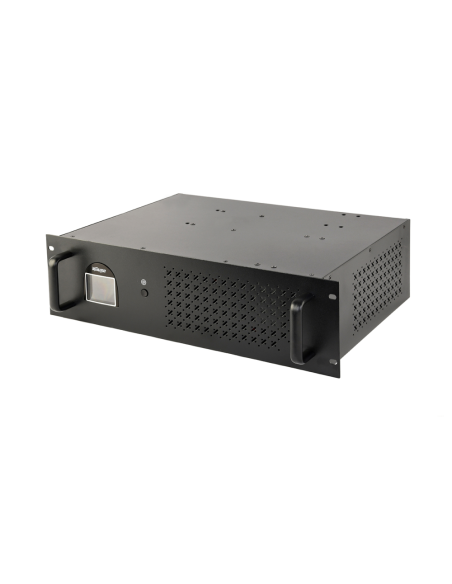 Gembird - Ups rack 19'' 3.4u 1500va, 4xiec 230v out, iec14 in,rj11, usb, lcd sistema de alimentación ininterrumpida (UPS) Línea 