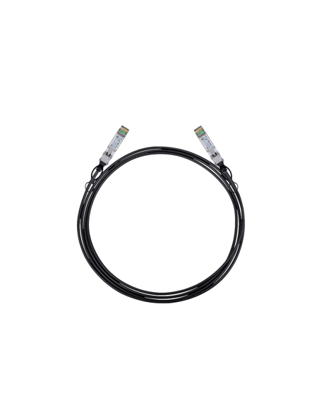 TP-Link Omada SM5220-3M Cable de fibra óptica e InfiniBand SFP+ DAC Negro