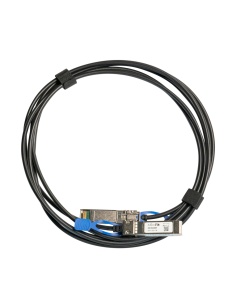 Mikrotik XS+DA0001 Cable de fibra óptica e InfiniBand 1 m SFP/SFP+/SFP28 Negro