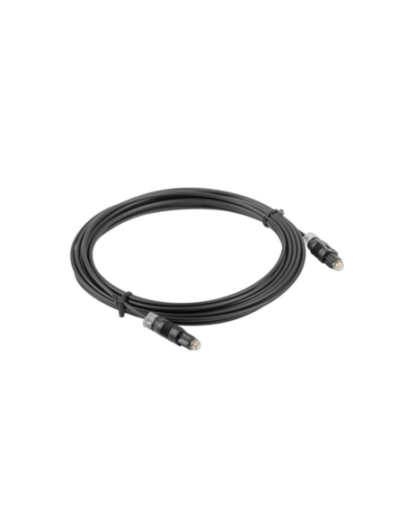 Lanberg CA-TOSL-10CC-0010-BK Cable de fibra óptica e InfiniBand 1 m Toslink Negro