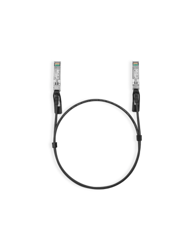 TP-Link TL-SM5220-1M Cable de fibra óptica e InfiniBand SFP+ DAC Negro