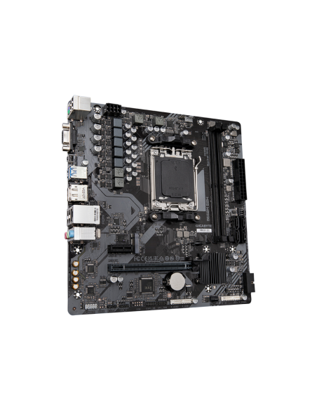 GIGABYTE B650M S2H Placa base - AMD Ryzen serie 9000, VRM de 5+2+2 fases, hasta 6400 MHz DDR5 (OC), 1xPCIe 4.0 M.2, LAN GbE, USB