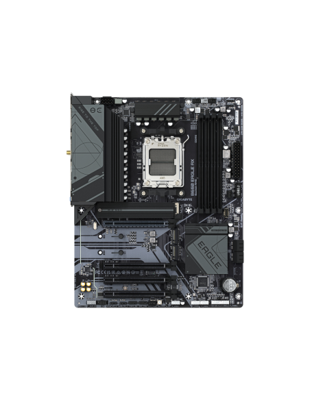 GIGABYTE B650 EAGLE AX Placa base - AMD Ryzen serie 9000, VRM de 12+2+2 fases, hasta 7600 MHz DDR5 (OC), 1xPCIe 5.0 + 2xPCIe 4.0