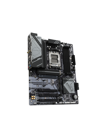 GIGABYTE B650 EAGLE AX Placa base - AMD Ryzen serie 9000, VRM de 12+2+2 fases, hasta 7600 MHz DDR5 (OC), 1xPCIe 5.0 + 2xPCIe 4.0